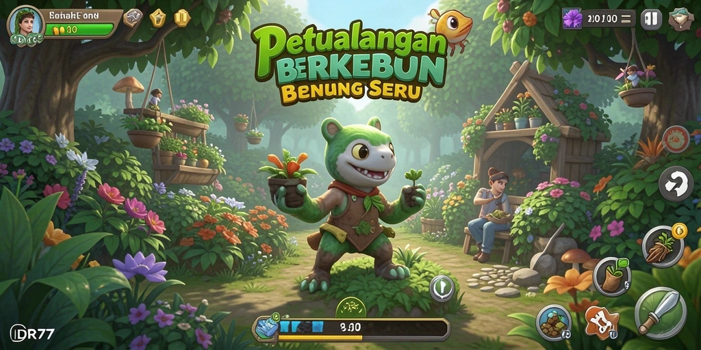Menampilkan gameplay seru berkebun dan merawat kebun.