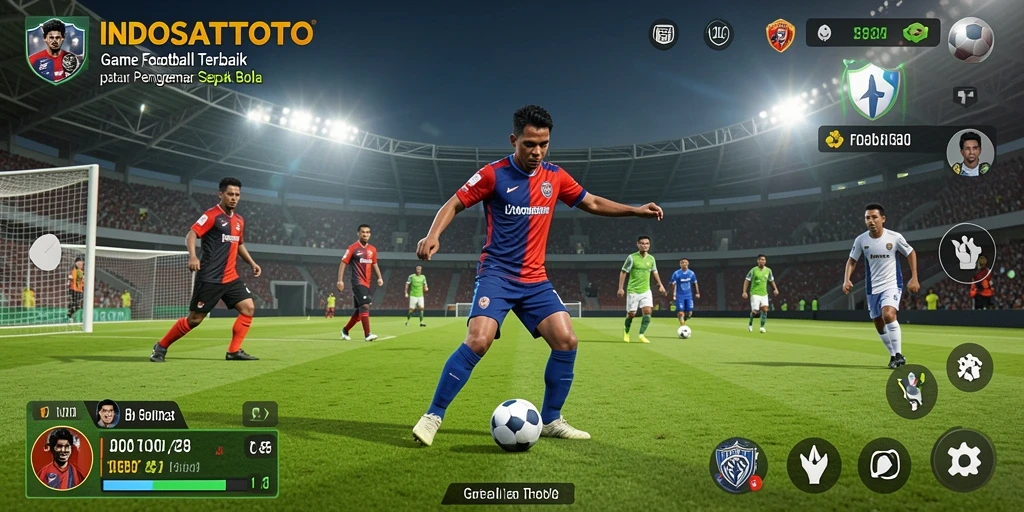 Tangkapan layar gameplay <strong>INDOSATTOTO</strong> yang menunjukkan aksi seru di lapangan.