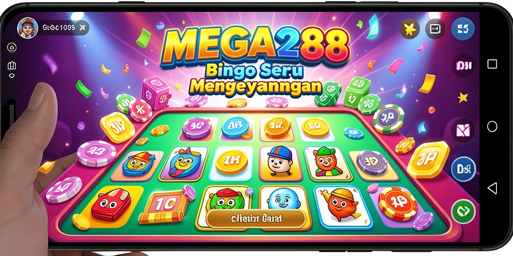 Tampilan gameplay MEGA288 yang seru dan interaktif dalam permainan Bingo.