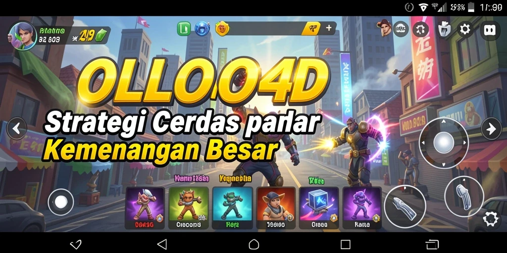 Tampilan menarik dari gameplay OLLO4D yang penuh strategi.