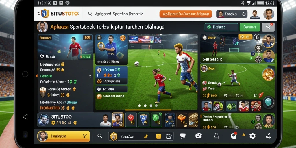 Tampilan antarmuka aplikasi SITUSTOTO yang menarik saat memasang taruhan.